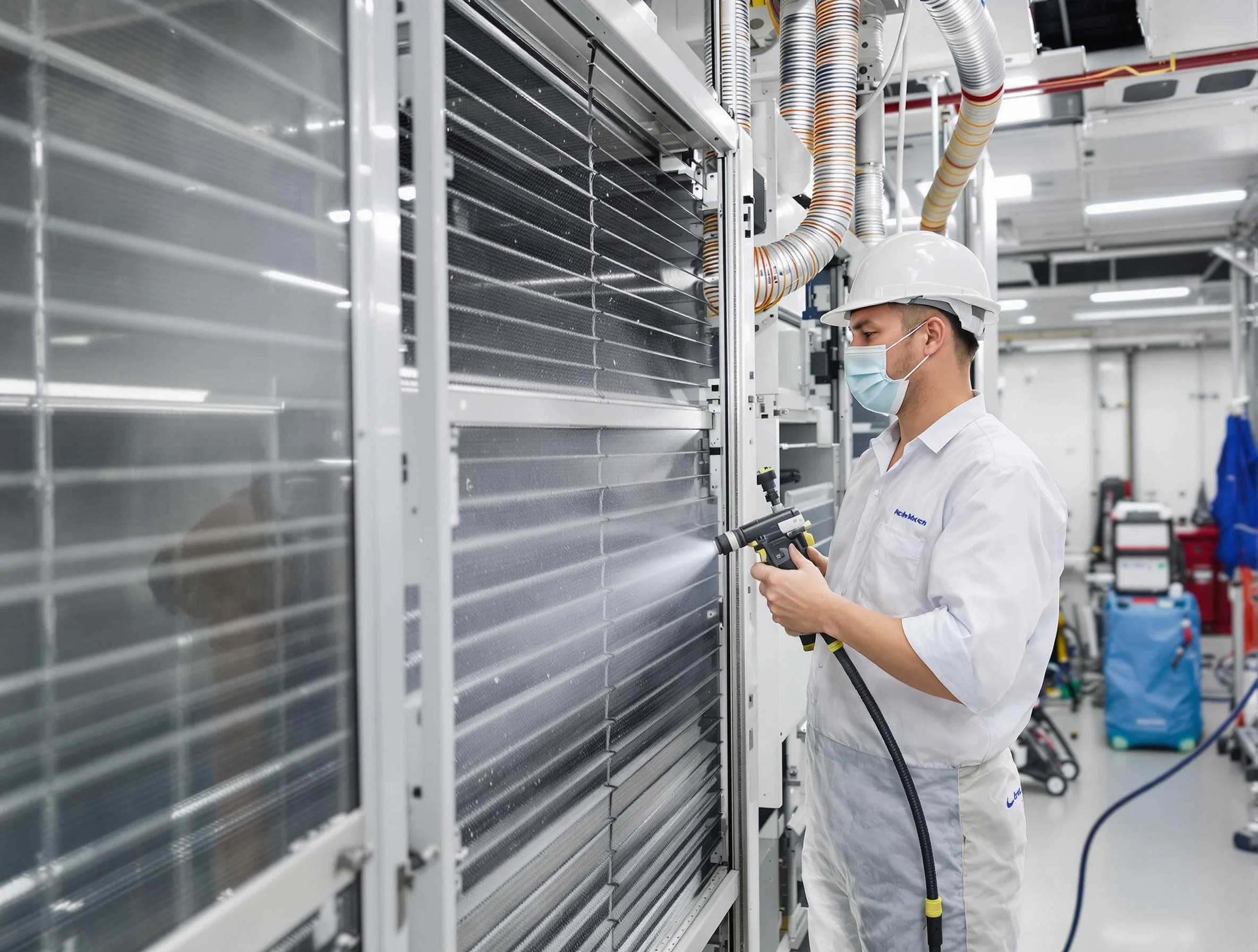 Professional AC coil cleaning by Lebanon Air Duct Cleaning in Lebanon