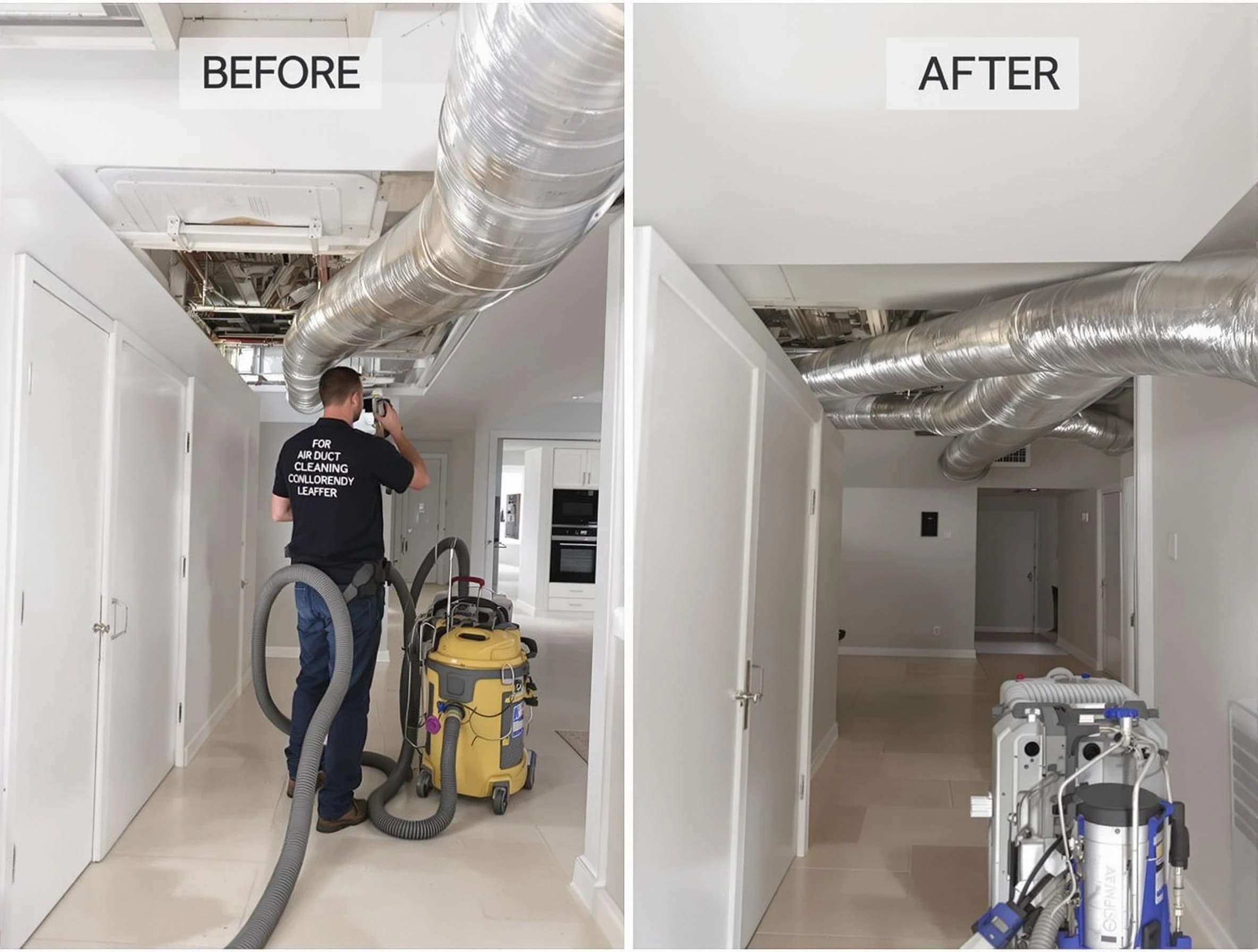 Lebanon Air Duct Cleaning professional performing thorough air duct cleaning in Lebanon