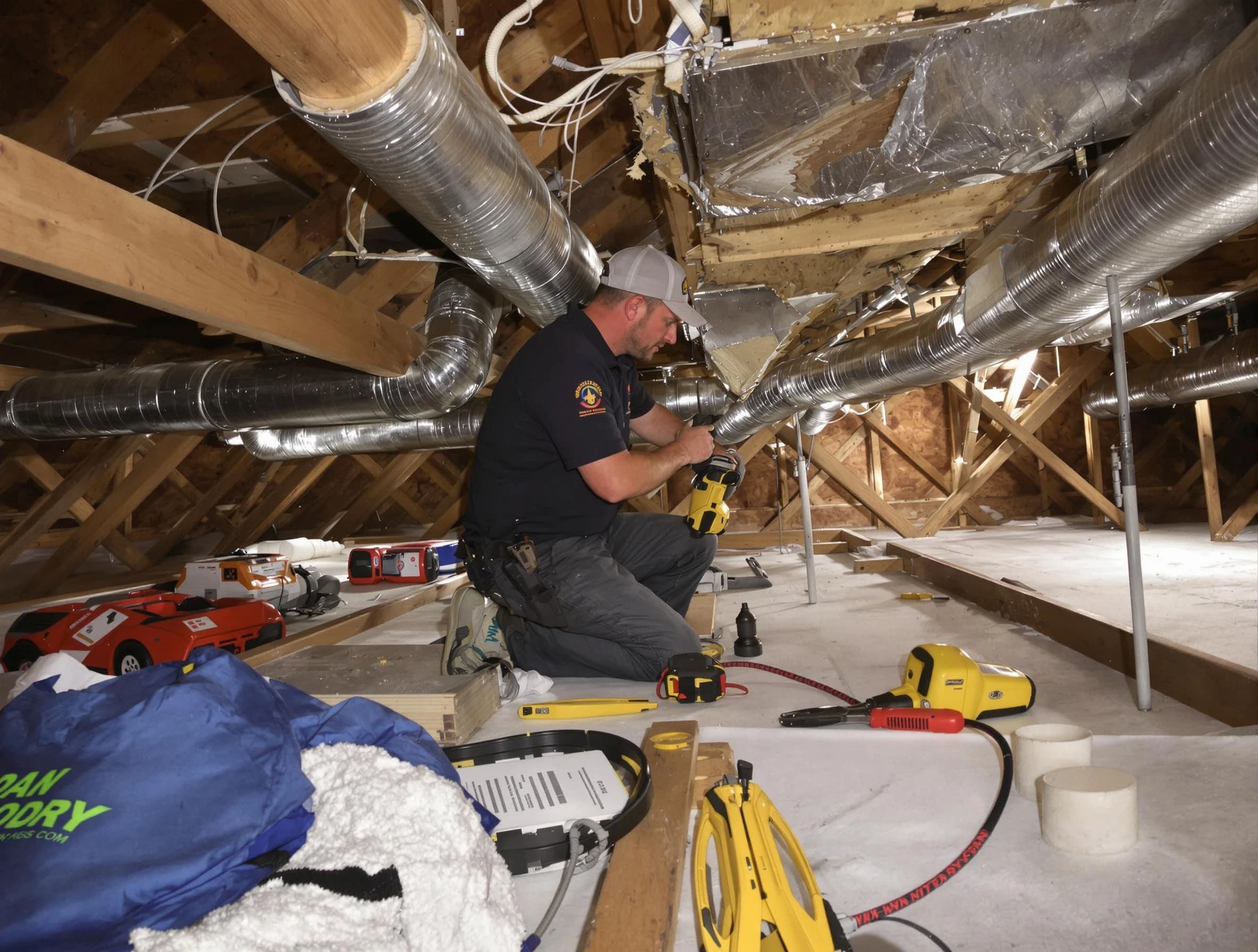 Professional air duct repair by Lebanon Air Duct Cleaning in Lebanon
