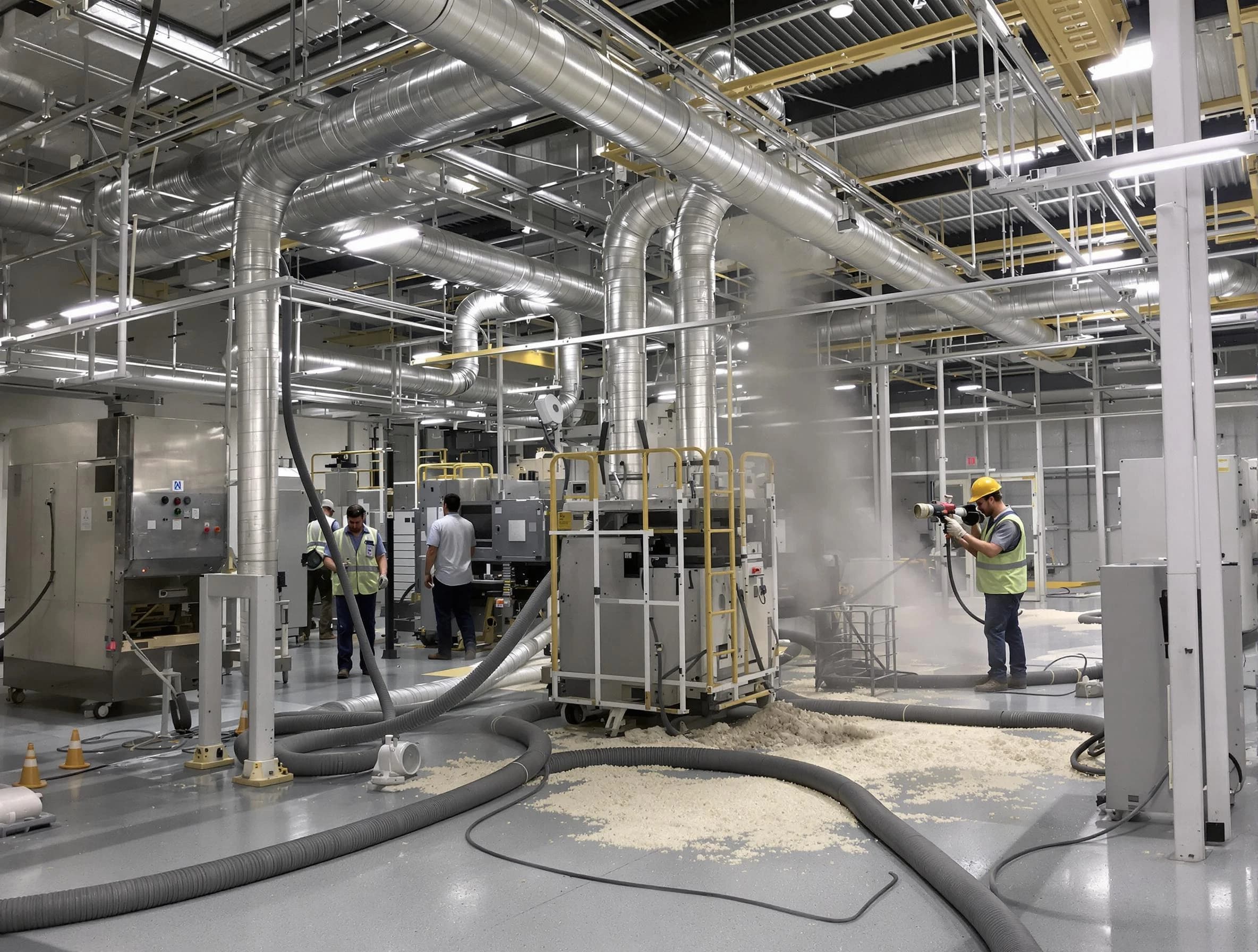 Heavy-duty industrial duct cleaning by Lebanon Air Duct Cleaning in Lebanon