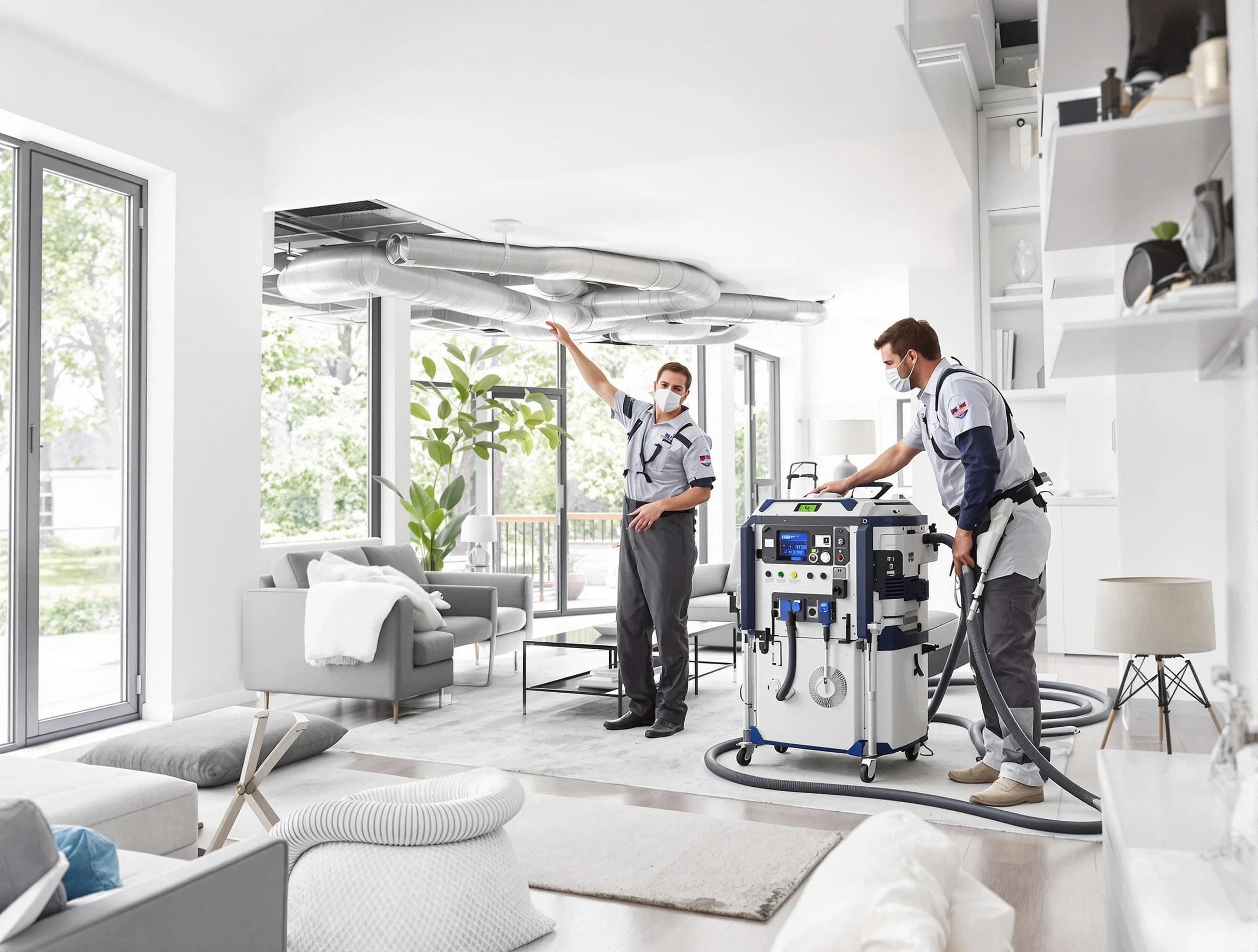 Lebanon Air Duct Cleaning professional conducting pure air duct cleaning with state-of-the-art equipment in Lebanon