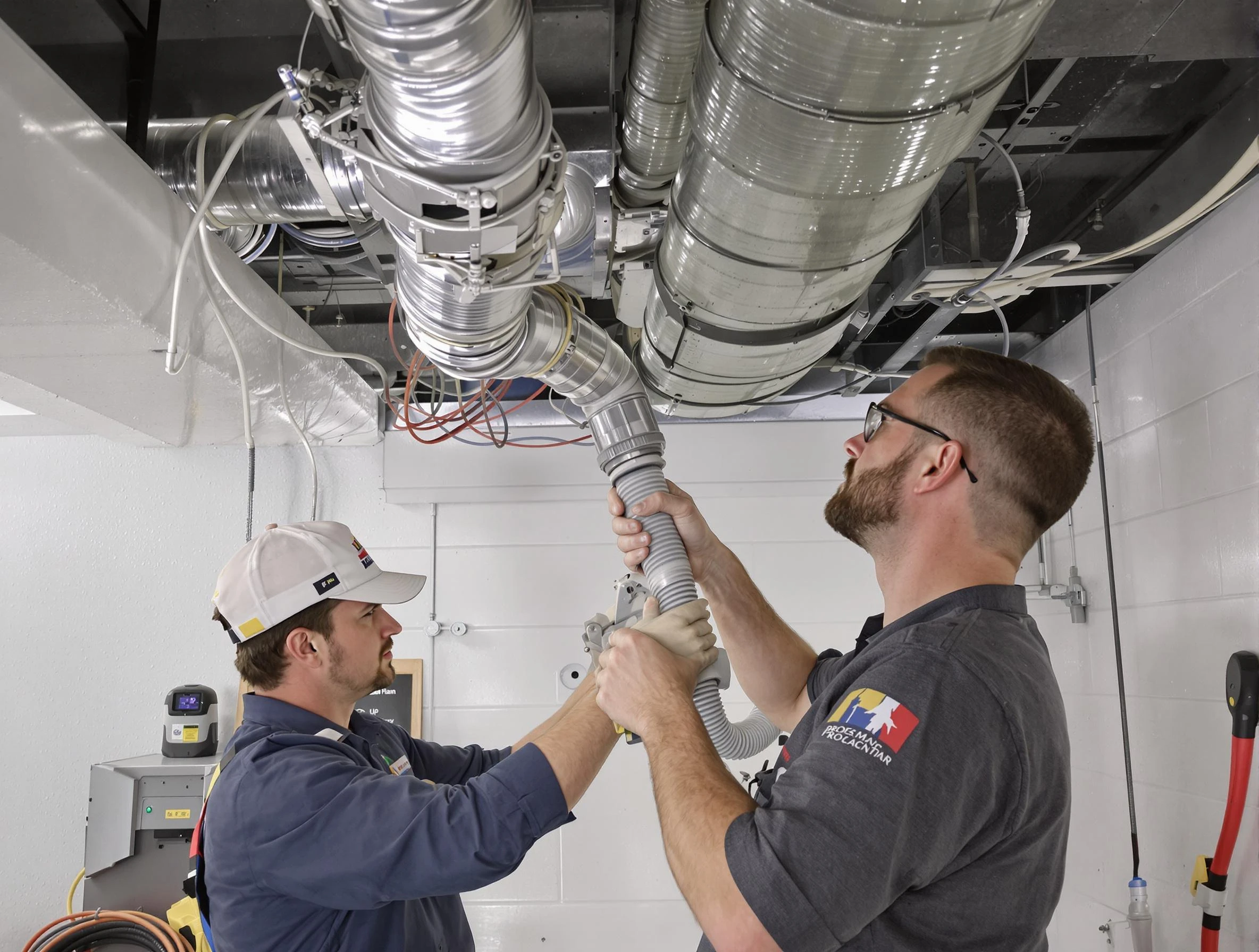 Lebanon Air Duct Cleaning technician performing thorough AC duct cleaning in Lebanon