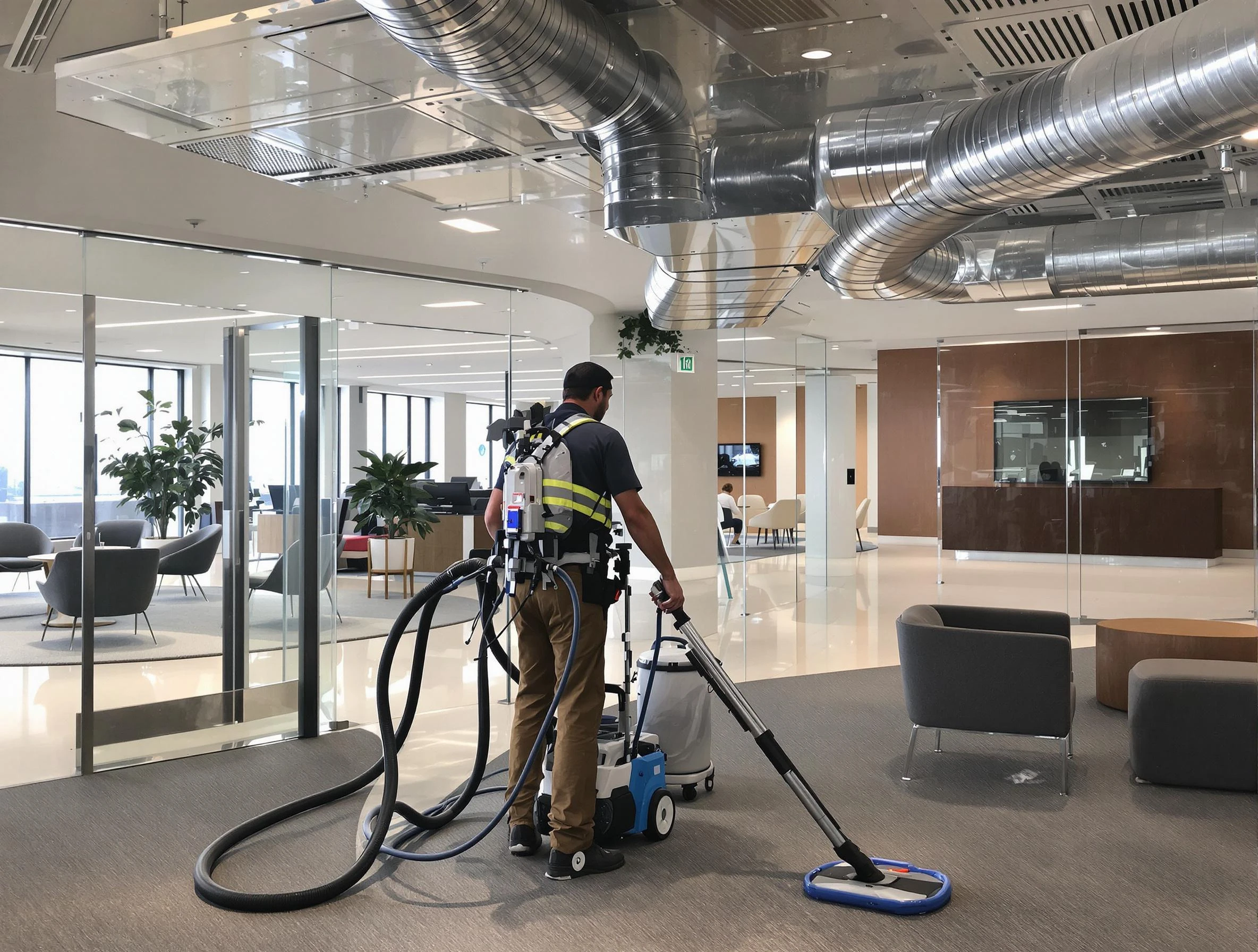Commercial duct cleaning service by Lebanon Air Duct Cleaning in Lebanon